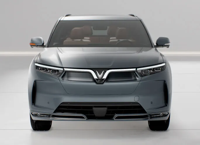 With an aerodynamic design, VF 9 offers considerable range despite its size.