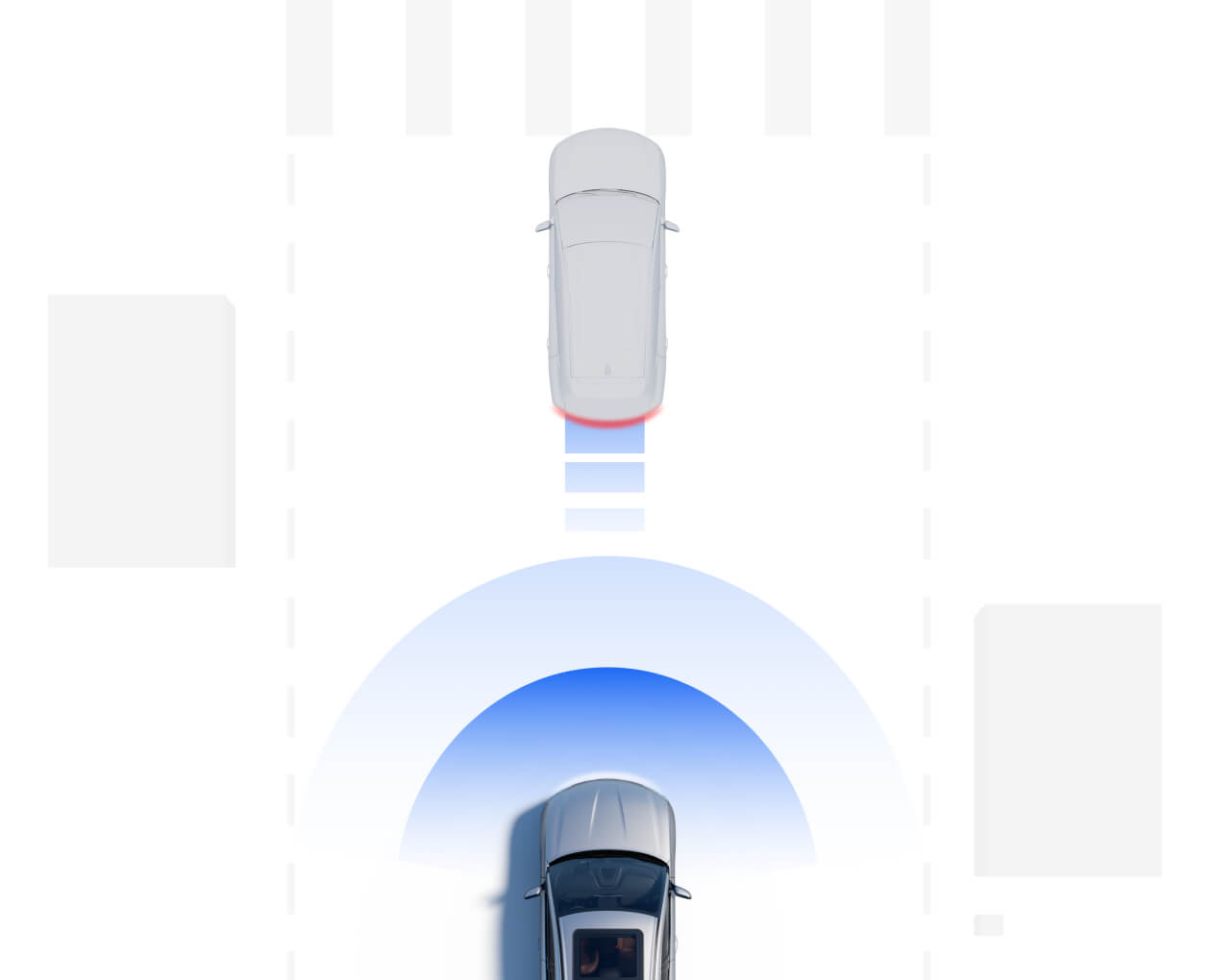 L'assistance embouteillage utilise des capteurs pour surveiller la vitesse des autres voitures dans les embouteillages et peut freiner automatiquement pour réduire les risques d'accidents et rendre la circulation moins stressante.