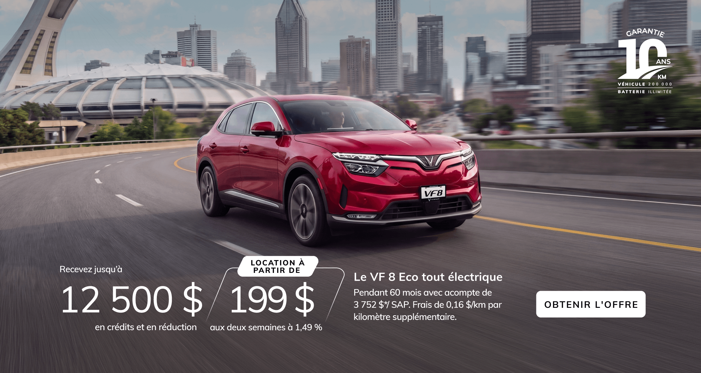 Découvrez le futur du style et du confort avec le révolutionnaire VF 8 - Ontario
