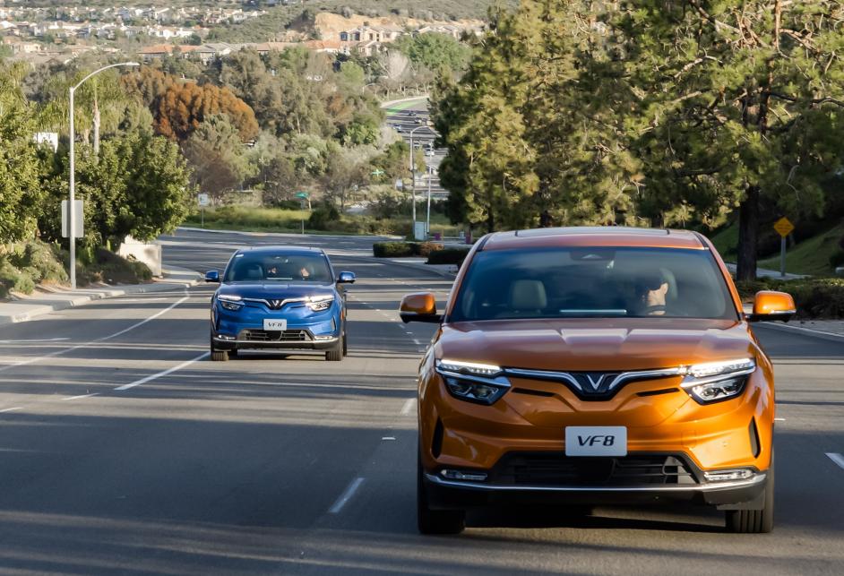 Vietnamese-made electric cars arrive at Port of Nanaimo for sale